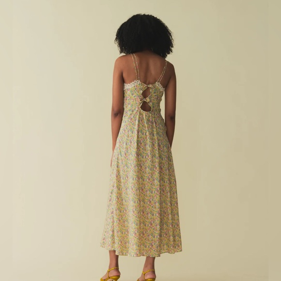 Shop Doen silk Venus dress - Picture 5 of 11